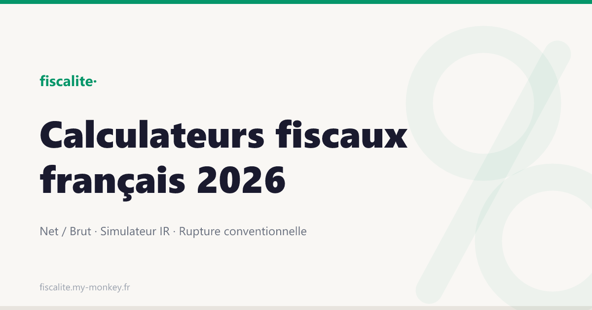 Fiscalité française — Calculateurs fiscaux